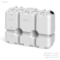 Емкость Полимер-Групп RT 2000 литров