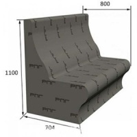 Лежак для хамама Ruspanel Collina