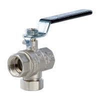 Кран шаровой Stout с фильтром 1 , рычаг