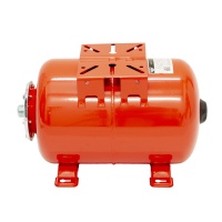 Расширительный бак Zilmet ULTRA-PRO 24 H для водоснабжения, оцинкованный фланец,RS, цв. красный