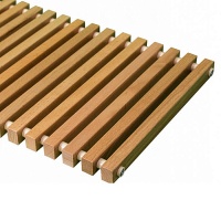 Декоративная решетка КЗТО БРИЗ Дуб, бук или береза с лаковым покрытием 200x1000-20