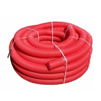 Труба двустенная NASHORN ПНД/ПВД 160 мм защитная красная 50 м