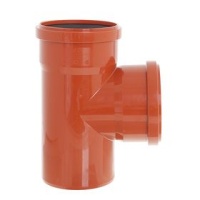 Тройник Ostendorf KGEA 110-110-90° для наружной канализации