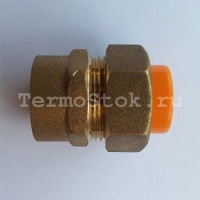 Муфта соединительная Lavita G-V/S 25 x 1" ВР с диэлектрической вставкой для нержавеющей трубы