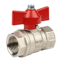 Кран шаровой Stout стандартнопроходной 1 ВВ, бабочка