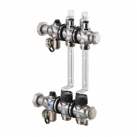 Коллектор Oventrop Multidis SF 1" на 8 контуров с регулирующими вставками