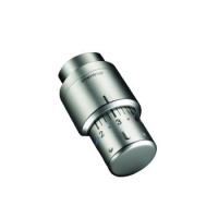 Термостат Oventrop Uni SH, M30x1,5, с нулевой отметкой, сталь матовая, с надетым декорат.кольцом SH-