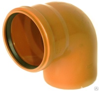 Отвод Ostendorf KGB 110-90° для наружной канализации