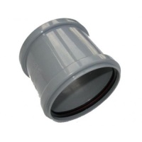 Муфта Политэк 50 мм двухраструбная для внутренней канализации