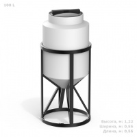 Емкость Полимер-Групп K 100 литров с обрешеткой