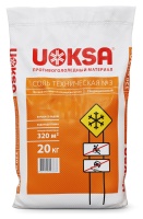 Противогололедный материал UOKSA соль техническая №3 -10°C, 20 кг