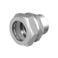 Муфта соединительная Lavita 20 x 3/4" НР (никелированная) для нержавеющей трубы