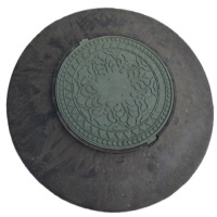 Люк конусный Senstroy 1070/570 мм для колодца, серый