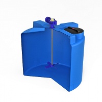 Емкость ЭкоПром T 2000 литров с лопастной мешалкой