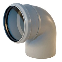 Отвод Политэк 110-90° для внутренней канализации