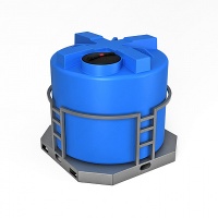 Емкость ЭкоПром T 2000 литров в обрешетке